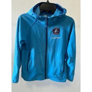 Montbell Mont Bell Fleece Jacket Kids Size 130 Blue Boys / Girls